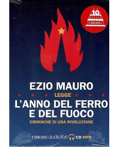 E.Mauro legge l'anno del ferro e del fuoco audiolibri Emons NUOVO sconto 50% B18