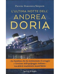 D.Simpson:l'ultima notte dell'Andrea Doria ed.Sperling NUOVO sconto 50% B46