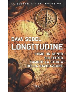 Dava Sobel:longitudine come un genio solitario ed.Bur NUOVO sconto 50% B45