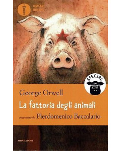 G. Orwell: La fattoria degli animali copertina GIPI ed. Mondadori NUOVO B45