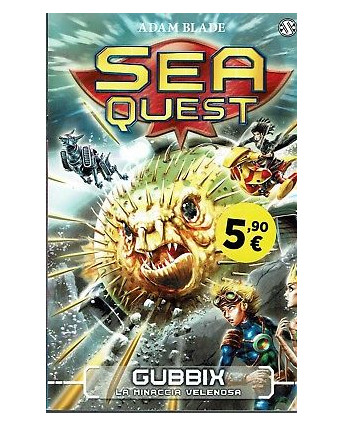 Adam Blade: Sea Quest 16 Gubbix ed. Salani NUOVO SCONTO 50% B07
