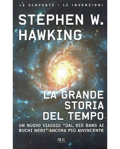 Stephen W.Hawking:la grande storia del tempo ed.Bur NUOVO sconto 50% B45