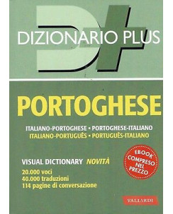 Dizionario Plus Portoghese ITA  ed.Vallardi NUOVO sconto 50% B09