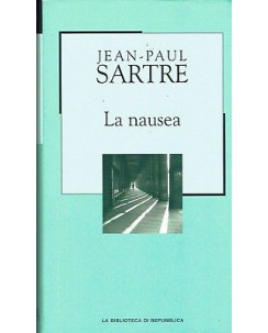 LA BIBLIOTECA DI REPUBBLICA  93 J. P. Sartre : la nausea ed. Repubblica A91