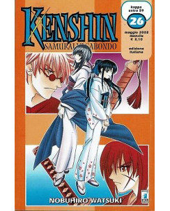 Kenshin Samurai Vagabondo 26 di N. Watsuki - 1a ed. Star Comics NUOVO!