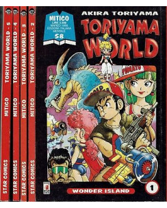 Toriyama World 1/5 serie COMPLETA di Akira Toriyama ed. Star Comics SC05
