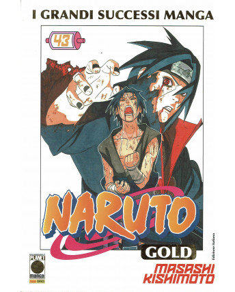 Naruto Gold Deluxe n. 43 di Masashi Kishimoto ed.Panini SCONTO 40%   