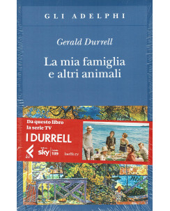 Gerald Durrel:La mia famiglia e altri animali ed.Adelphi NUOVO sconto 50% B39