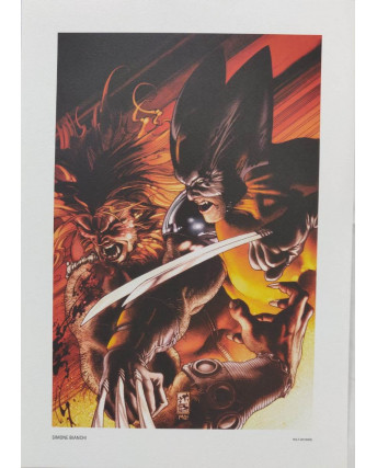 Wolverine Stampa di Simone Bianchi 25x35 cm ed.Panini FU06