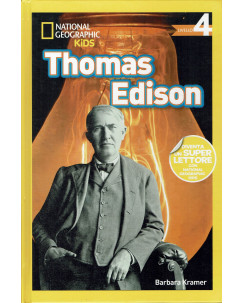 National Geographic Kids:Thomas Edison livello 4 NUOVO sconto 70% B45