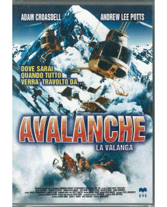 DVD Avalanche La valanga di Adam Croasdell, Lee Potts CVC NUOVO