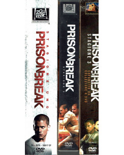 Prison Break stagione 1 2 e 3 complete DVD con cofanetti 