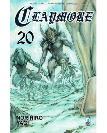 Claymore 20 di Norihiro Yagi ed. Star Comics NUOVO