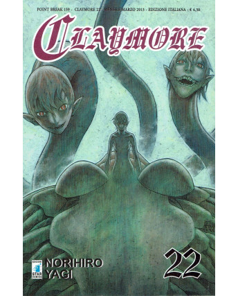 Claymore 22 di Norihiro Yagi ed. Star Comics NUOVO