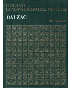 I GIGANTI La nuova biblioteca per tutti n.20: Balzac ed.MONDADORI A61