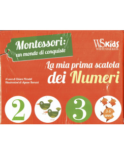 Montessori la mia prima scatola dei numeri ed.WS Kids NUOVO FF19