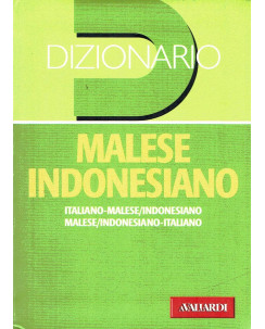 Dizionario:Malese Indonesiano ed.Vallardi NUOVO sconto 50% B12