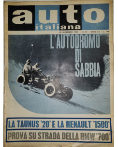 Auto Italiana A.44 N. 51 Dic 1963 Taunus 20, Renault 1500 ed.Mazzocchi FF19
