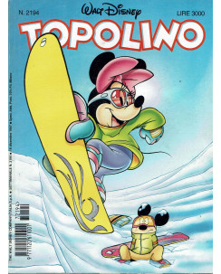 Topolino n.2194 ed.Walt Disney Mondadori
