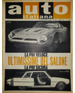 Auto Italiana A.44 N. 46 Nov 1963 Jim Clark, Iso Rivolta A3 ed.Mazzocchi FF19
