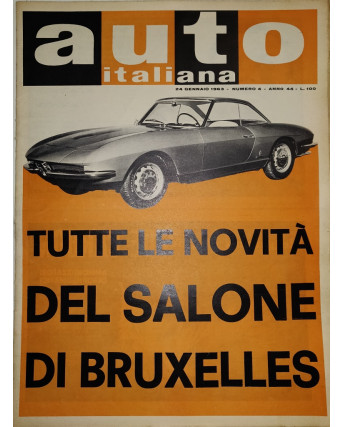 Auto Italiana A.44 N.  4 Gen 1963 Coupé Alfa Romeo 2600 ed.Mazzocchi FF19