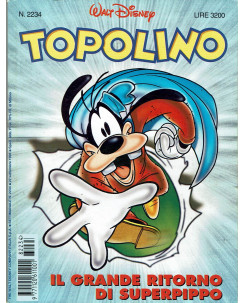 Topolino n.2234 Il grande ritorno di SuperPippo ed.Walt Disney Mondadori
