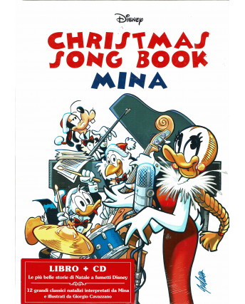 Christmas Song Book Mina ill.Cavazzano ed.Disney libro e cd NUOVO FU06