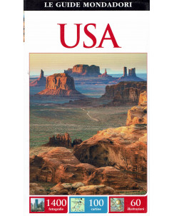 USA le guide Mondadori 100 cartine ed.Mondadori NUOVO B24