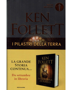 Ken Follett:i pilastri della terra ed.Oscar Mondadori sconto 50% B24