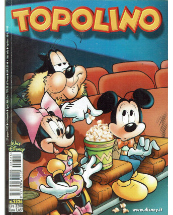 Topolino n.2326 ed.Walt Disney Mondadori