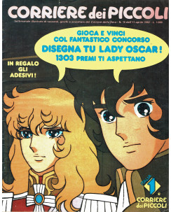 Corriere dei Piccoli 1982 n.15 Lady Oscar, Chobin , Gatchmann FU03