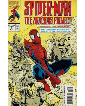 Spider-Man Arachnis Project n. 1 Aug 94 ed.Marvel Comics lingua originale OL11