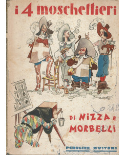 Nizza, Morbelli, Bioletto:I 4 moschettieri ed.Perugina Buitoni FF07