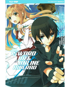 Sword Art Online Aincrad 1di3 ed.Jpop NUOVO 
