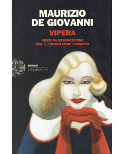 De Giovanni: Vipera [Commissario Ricciardi] ed. Einaudi NUOVO B20