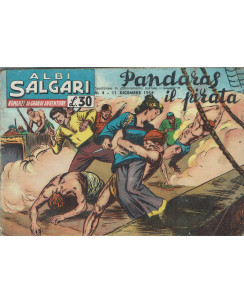 Albi Salgari n. 4 Dicembre 1954 Pandaras il Pirata ed.Salgari FU07