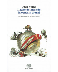 Jules Verne: Il giro del mondo in ottanta giorni ed. Einaudi NUOVO B19
