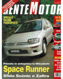 Gente Motori n.10 Ott 1999 Space RUnner, Audi A2, Peugeot 607 ed.Rusconi