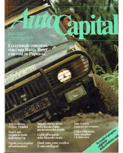 AutoCapital N. 4 Nov 1981 Range Rover, Giulietta Spider ed.Corriere Sera 