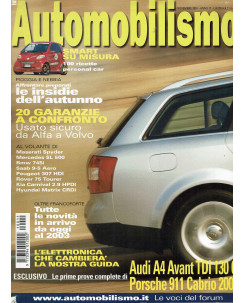 AUTOMOBILISMO n.11 anno 17 Nov 2001 Audi A4 Avant TDI 130 Cv ed.Edisport
