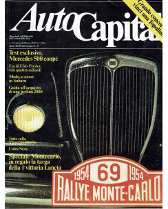 AutoCapital N. 1 Gen 1982 Mercedes 500 Coupè, Berlina 2000 ed.Corriere Sera 