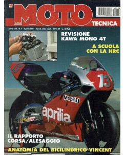 Moto Tecnica n. 4 Apr 1994 Kawa Mono 4T, HRC ed.NPM FF19