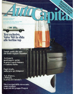 AutoCapital N. 6 Nov 1982 Volvo 760, Bizzarini 5300 ed.Corriere Sera 