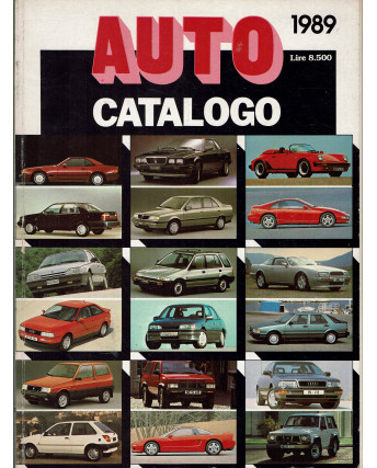 Auto Catalogo 1989 Alfa Romeo, Aston Martin, Fiat, Ferrari ed.Litosole FF19