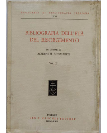 A.M.Ghisalberti:Bibliografia dell'età risorgimento Vol.II ed.Leo S.Olschki FF19