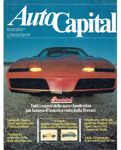 AutoCapital N. 2 Mar 1984 Innocenti Turbo, Opel Corsa 1,3 Sr ed.Corriere Sera 