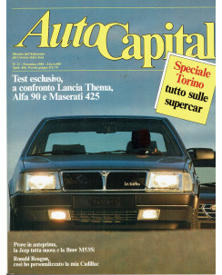 AutoCapital N.11 Nov 1984 Lancia Thema, Alfa 90, Maserati 425 ed.Corriere Sera 