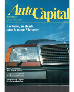 AutoCapital N.12 Dec 1984 Mercedes 260 E, Mercedes 200 ed.Corriere Sera 
