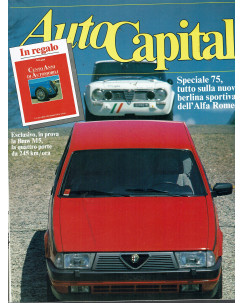 AutoCapital N. 5 Mag 1985 BMW M5, Alfa 75, Giulia Ti Super ed.Corriere Sera