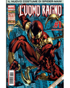 L'Uomo Ragno n. 451 Civil War nuovo costume di Spiderman ed.Panini Comics